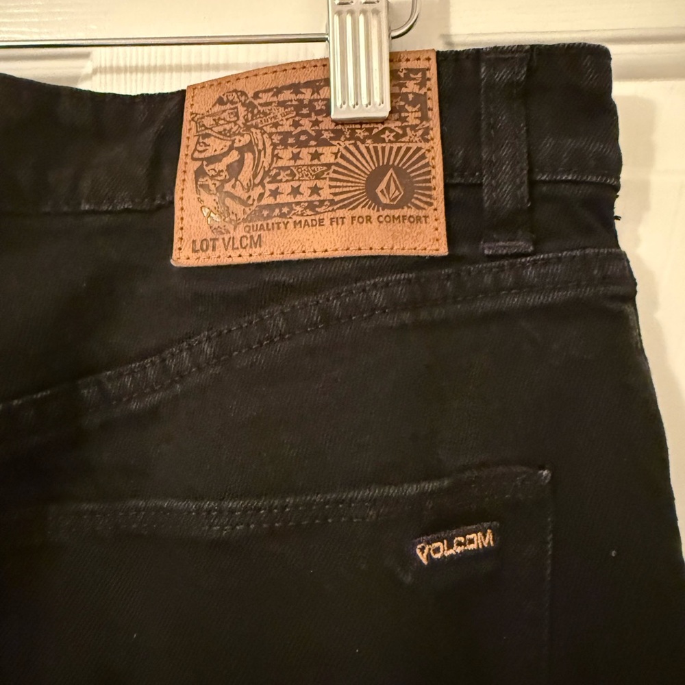 Volcom  Men's vortex slim straight  Black Jeans - Picture 5 of 6